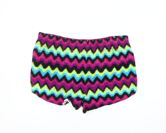 Papaya Women's Multicoloured Chevron Shorts Size 20