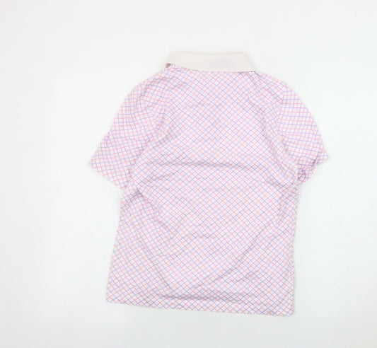 One Up Golf Men's Multicoloured Polo Shirt S