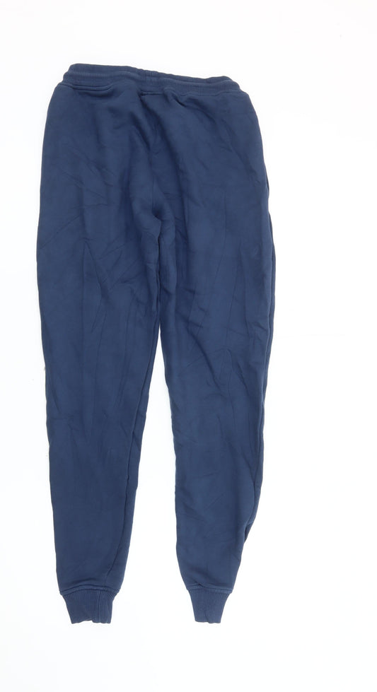 Men's Blue Jogger Trousers - M, Elastic Waist