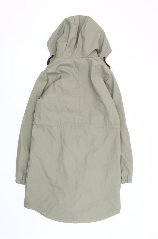 F&F Men's Green Waterproof Parka Jacket XS