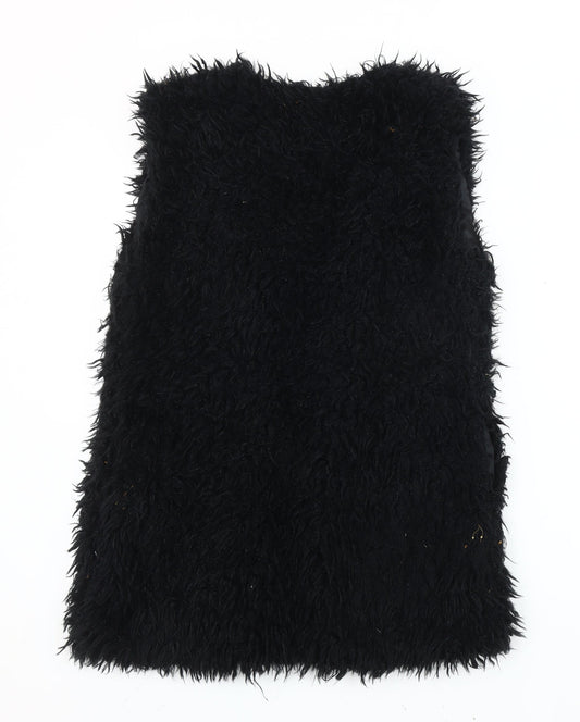 Womens UK Size S ICHI Black Gilet