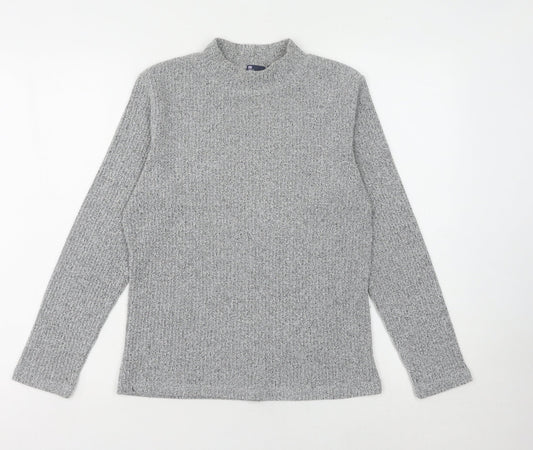 Womens UK Size 10 DASH Grey Pullover Jumper