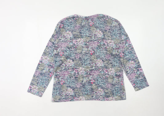 Womens UK Size 10 Isle Multicoloured Pullover Jumper