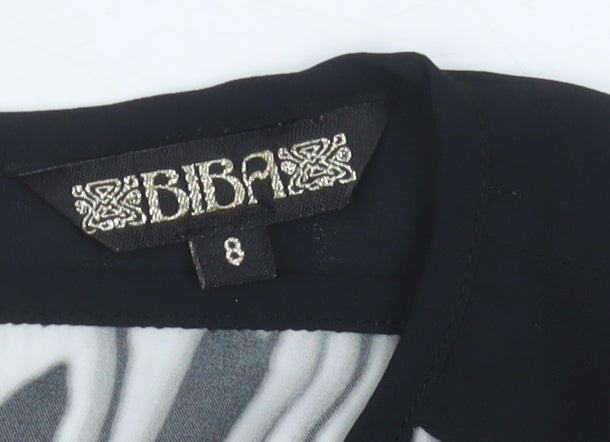 Womens UK Size 8 BiBA Multicoloured Basic Blouse