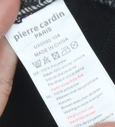 Pierre Cardin Men's Black Argyle Pullover Jumper S