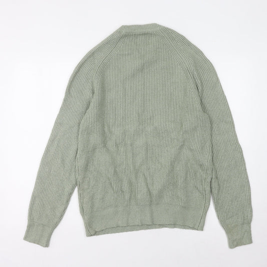 Next Men's Green M Pullover Jumper, Crew Neck