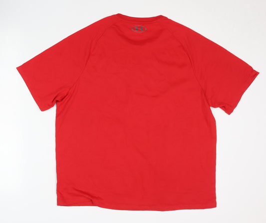 Under Armour Men’s Red Tech Tee Size L