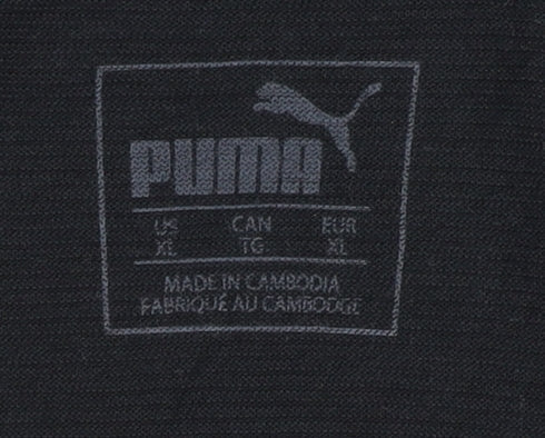 Puma Men's Black T-Shirt L - Sporty Activewear