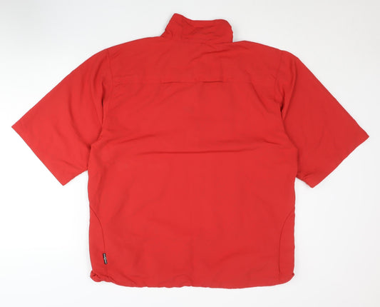 Nike Men's Red Short Sleeve Activewear Top L