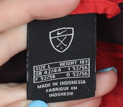 Nike Men's Red Short Sleeve Activewear Top L