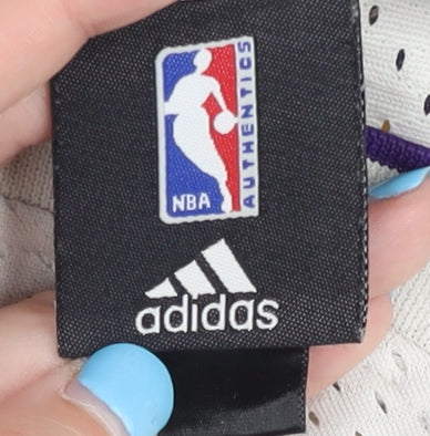 Adidas Men's White Basketball Tank Jersey M