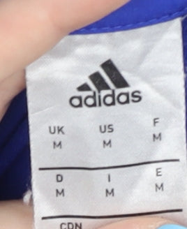 Adidas Men's Blue Gym T-Shirt Medium