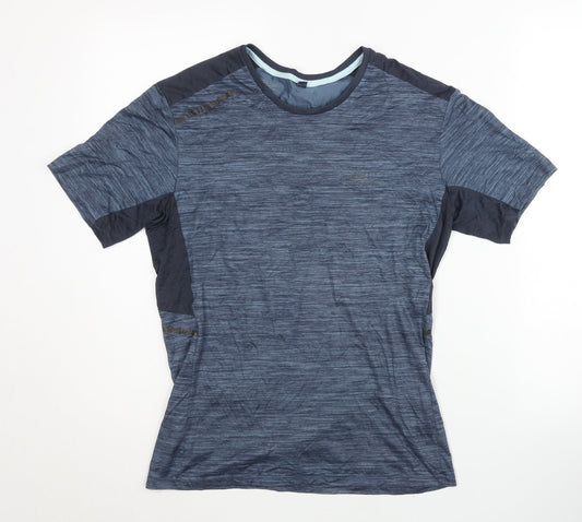 Mens UK Size S DECATHLON Blue Running & Jogging T-Shirt