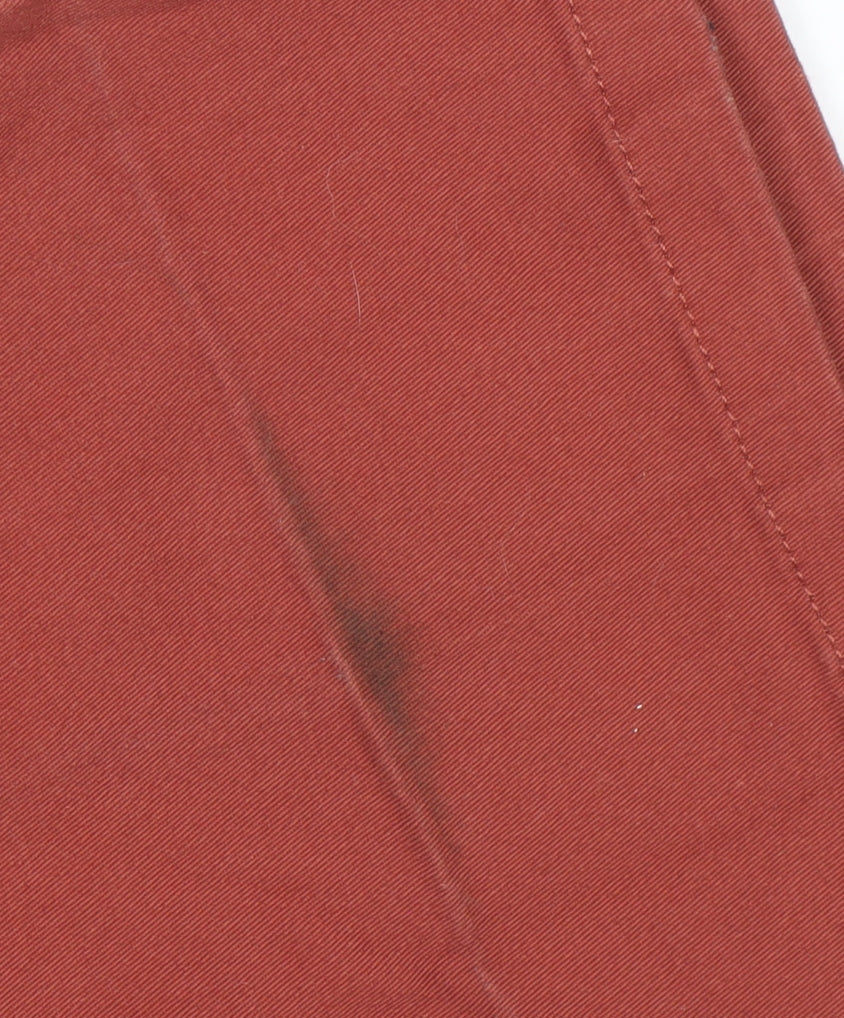 Womens UK Size 14 Cotton Traders Regular Fit Red Trousers