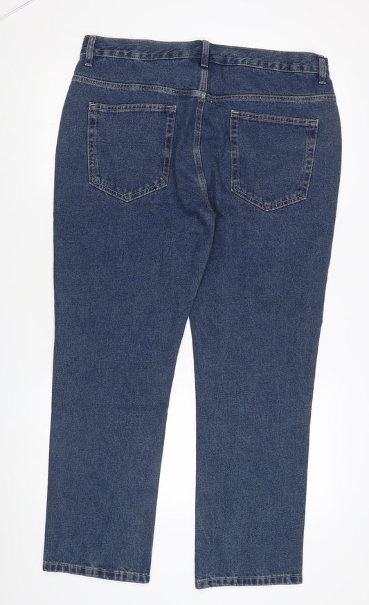 George Men’s Blue Regular Fit Denim Jeans Size 38