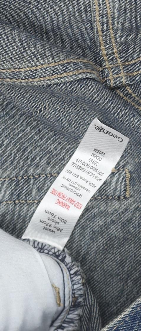 George Men’s Blue Regular Fit Denim Jeans Size 38