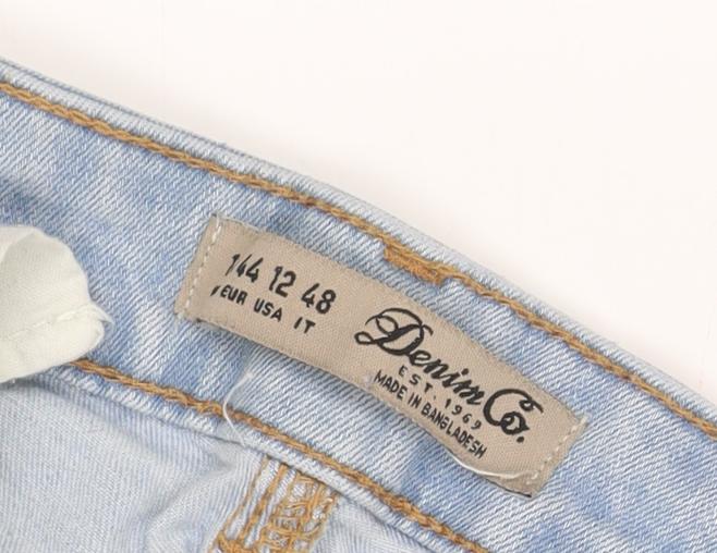 Denim Co Women's Blue Skinny Jeans Size 14