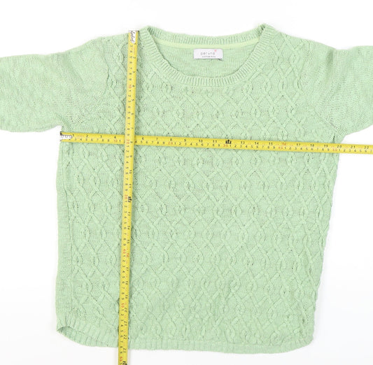 Womens UK Size 12 Marks and Spencer Green Pullover Jumper