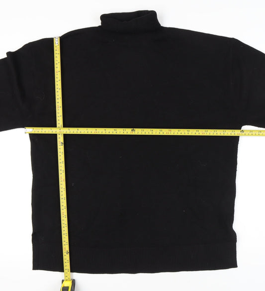Womens UK Size L Marks and Spencer Black Pullover Jumper