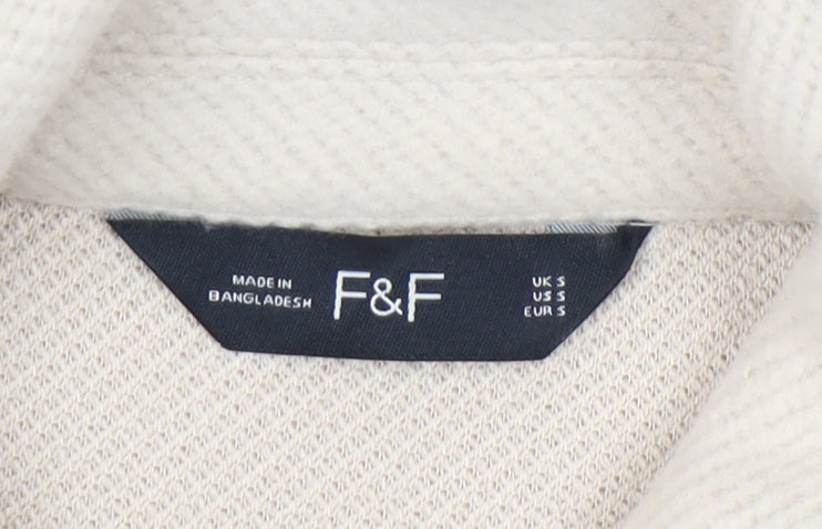 F&F Women's Beige Mid-Length Jacket, Size S, Casual