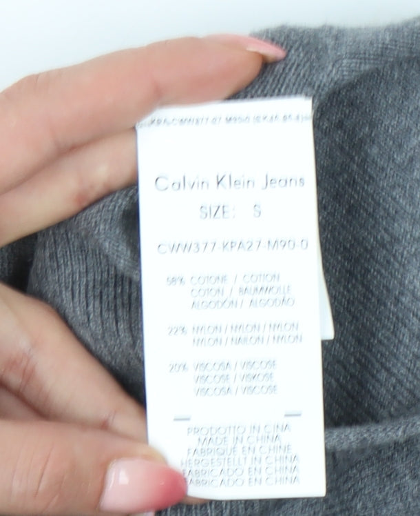 Calvin Klein Jeans Women’s Grey Jumper Dress S