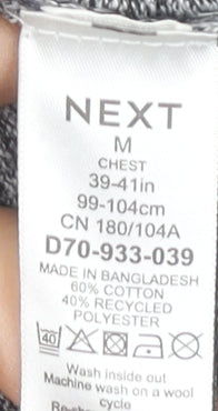 Next Men's Grey Pullover Jumper, Size M, Casual