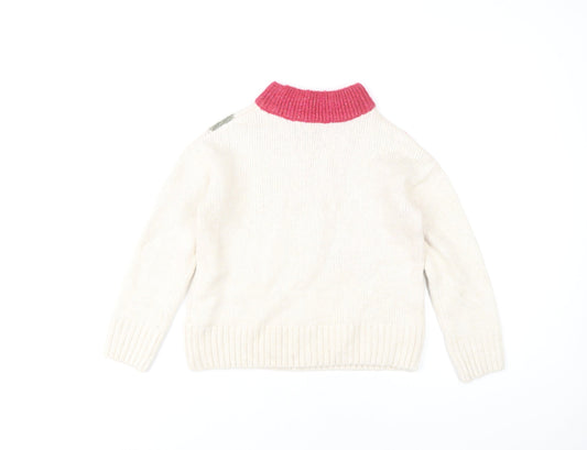 Womens UK Size XS Marks and Spencer Multicoloured Pullover Jumper