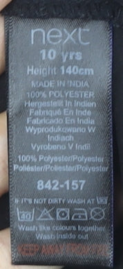 Next Black Dress for Teens Size 10-12 with Ruffles