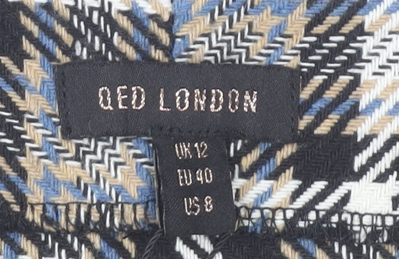 QED London Women's Multicoloured Pinafore Dress Size 12