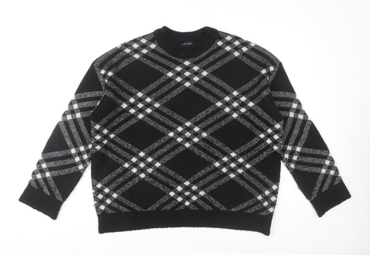 Womens UK Size M New Look Black Pullover Jumper