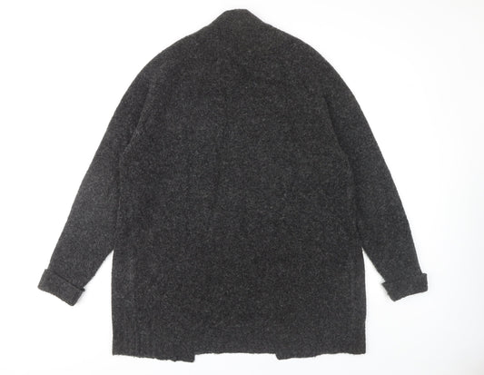 Womens UK Size 10 ASOS Grey Cardigan Jumper