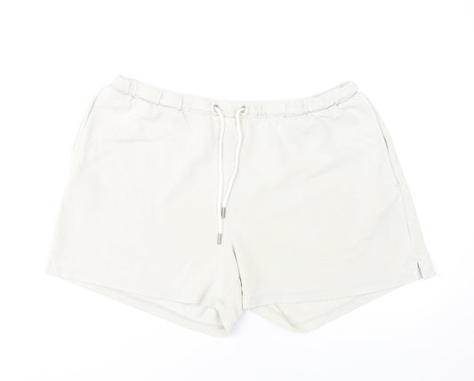 Womens UK Size L H&M Relaxed Fit Sweat Shorts