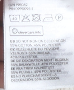 H&M Ivory Women's Sweatshirt, Size 12, Casual Logo Style