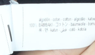 Zara Men's Black Long Sleeve Polo M 100% Cotton