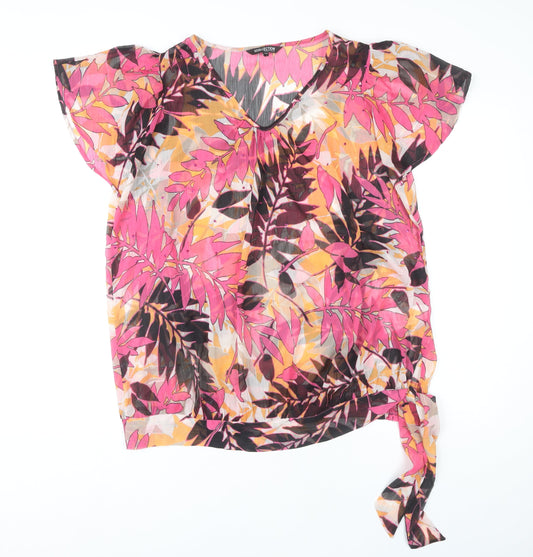 Womens UK Size 18 Debenhams Multicoloured Tunic Blouse