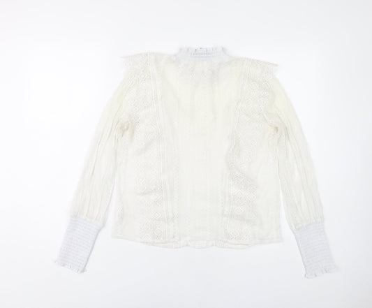 Womens UK Size 8 Decjuba Ivory Blouse