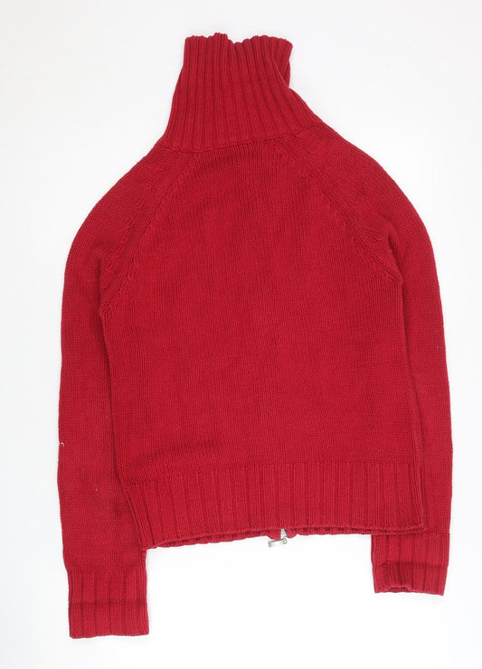 Papaya Women's Red Knit Jacket Size 14