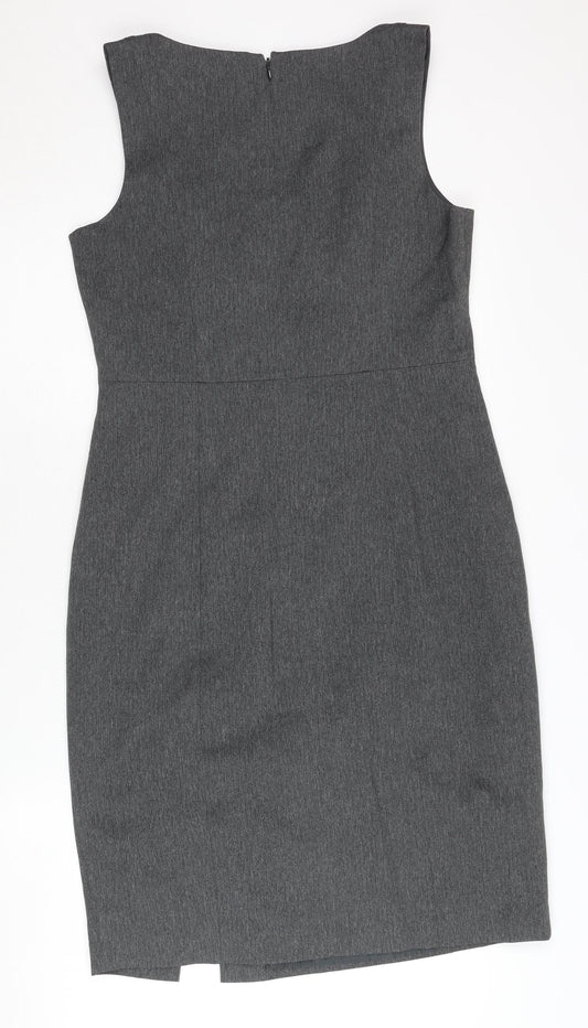Papaya Women's Grey Sheath Dress Size 12