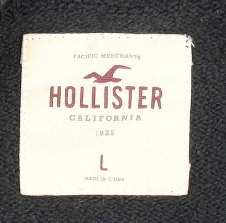 Womens UK Size L Hollister Black Pullover Jumper