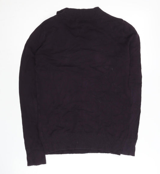 Gap Women's Black Pullover Jumper Size S V-Neck