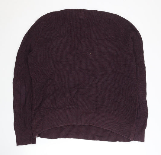 FatFace Men's Red Pullover Jumper Medium Cotton