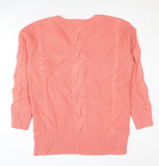 Womens UK Size S NEXT Pink Pullover Jumper