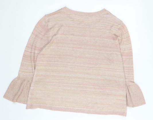 Womens UK Size 10 Marks and Spencer Pink Pullover Jumper