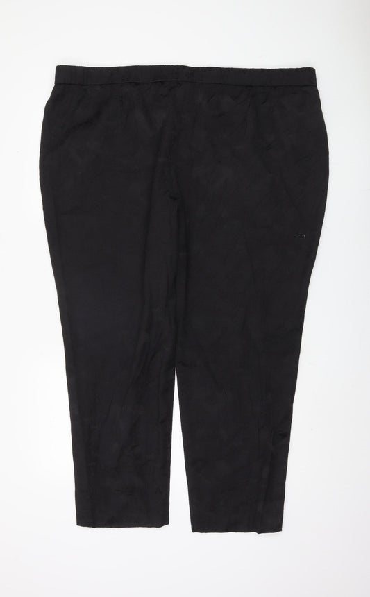 David Emanuel Women's Black Trousers Size 24