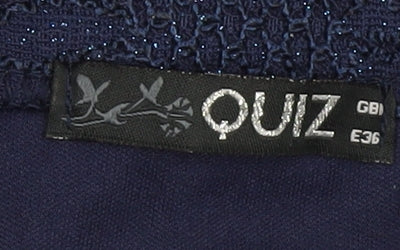 Quiz Women's Blue Hi-Low Formal Dress Size 8