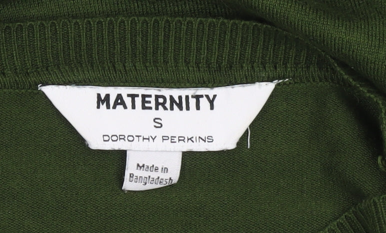 Womens UK Size S Dorothy Perkins Green Pullover Jumper