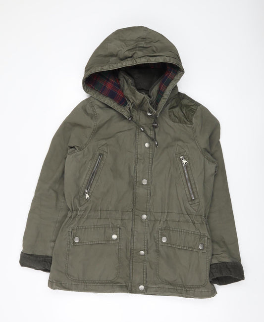 L.O.G.G. Women's Green Parka Jacket Size 12