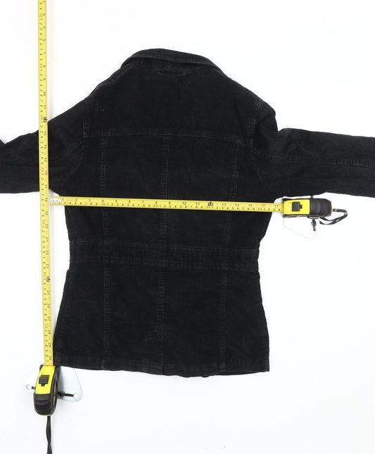 Papaya Women's Black Corduroy Jacket Size 8
