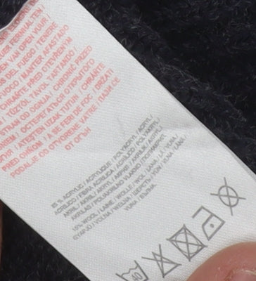 Dissident Men's Black XL Henley Jumper