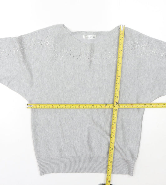 89th & Madison Women's Grey Pullover Jumper M